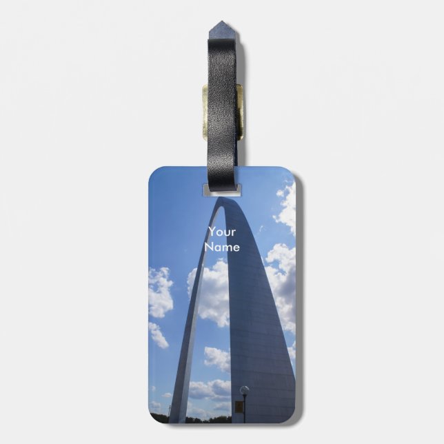 Gateway Arch Luggage Tag (Back Vertical)