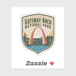 Gateway Arch National Park Badge 