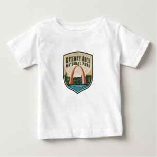Gateway Arch National Park Badge  Baby T-Shirt