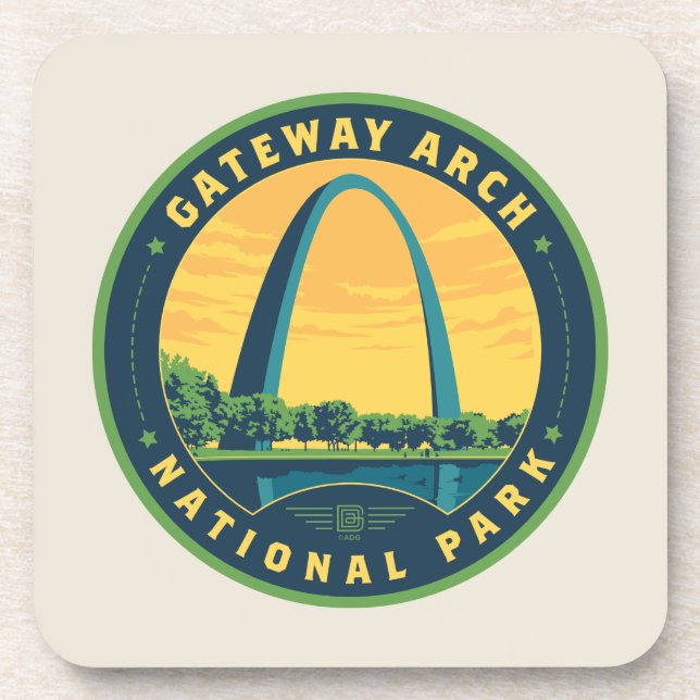 Gateway Arch National Park Coaster (Front)