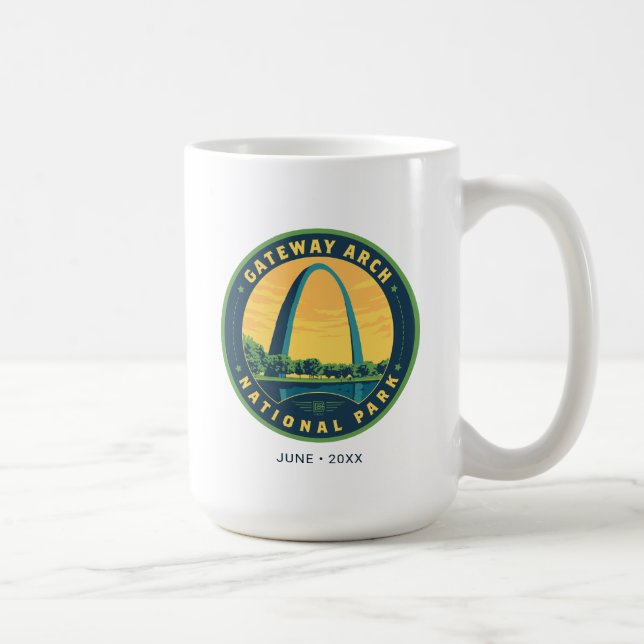 Gateway Arch National Park Coffee Mug (Right)