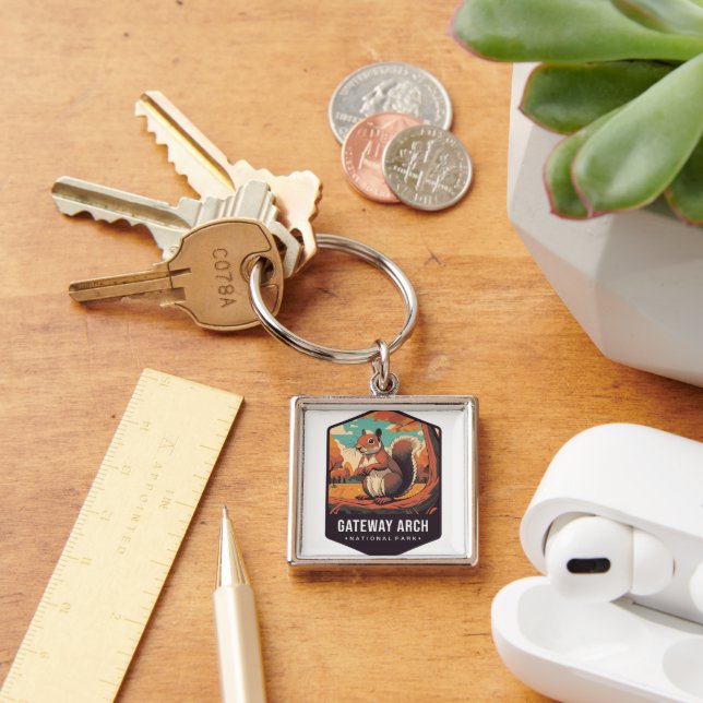 Gateway Arch National Park Key Ring (Desk)