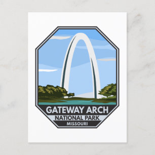 Gateway Arch National Park Missouri Postcard