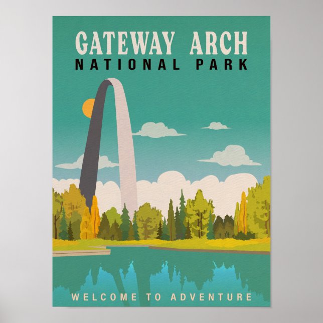 Gateway Arch National Park - Missouri Saint Louis Poster (Front)