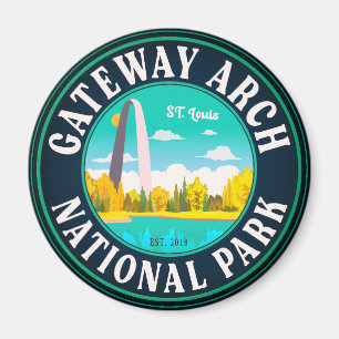 Gateway Arch National Park Saint Louis - Missouri Magnet