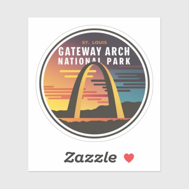 Gateway Arch National Park St. Louis Abstract (Sheet)