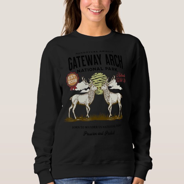 Gateway Arch National Park Sweatshirt (Front)