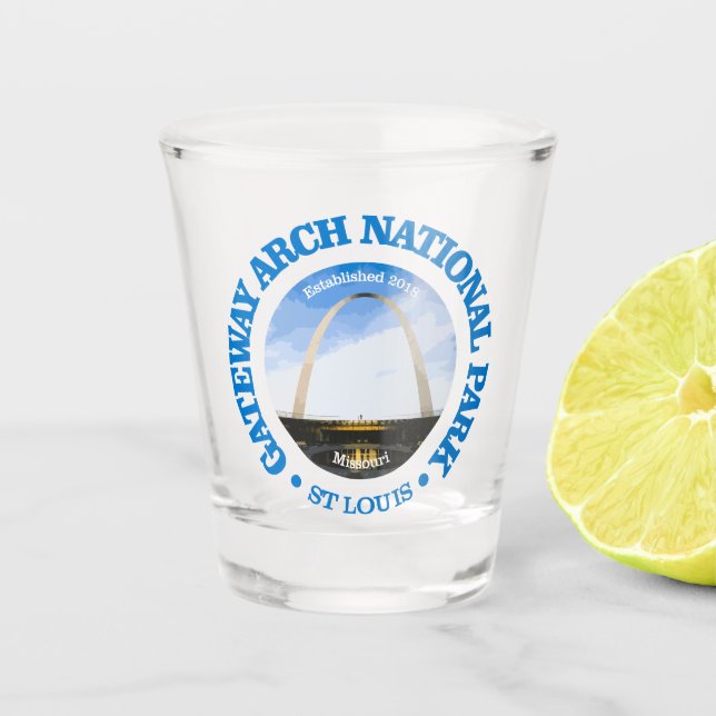 Gateway Arch NP2 Shot Glass (Front)