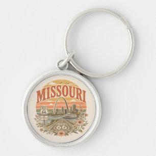 Gateway Arch Route 66 Everyday Keepsake Key Ring