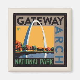 Gateway Arch St. Louis, Missouri Magnet