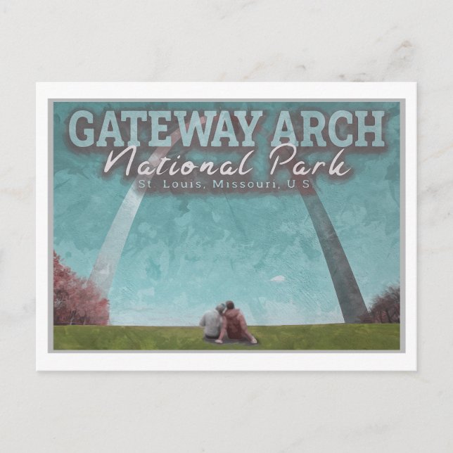 GATEWAY ARCH - ST LOUIS MISSOURI POSTCARD (Front)