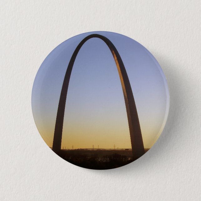 Gateway Arch, St. Louis, MO 6 Cm Round Badge (Front)