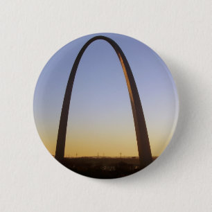 Gateway Arch, St. Louis, MO 6 Cm Round Badge