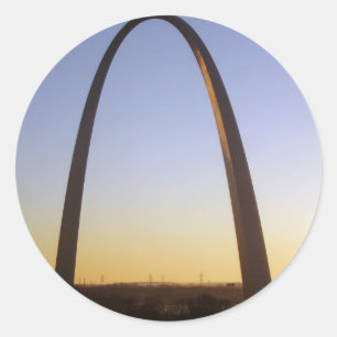 Gateway Arch, St. Louis, MO Classic Round Sticker