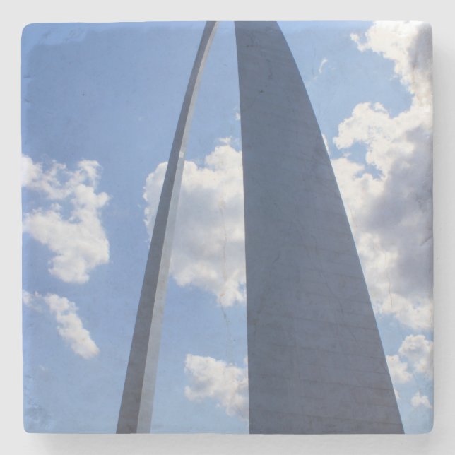 Gateway Arch Stone Coaster (Front)