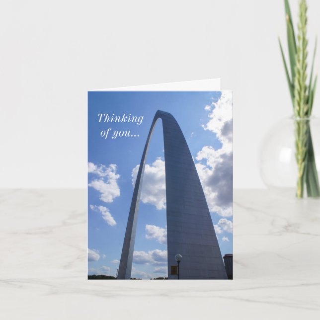 Gateway Arch Thinking Of You Card (Front)