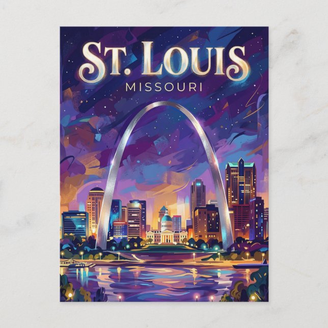 Gateway Arch USA Postcard (Front)