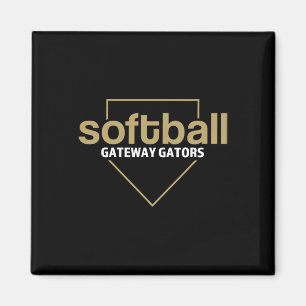 Gateway Gators Softll Home Plate Magnet
