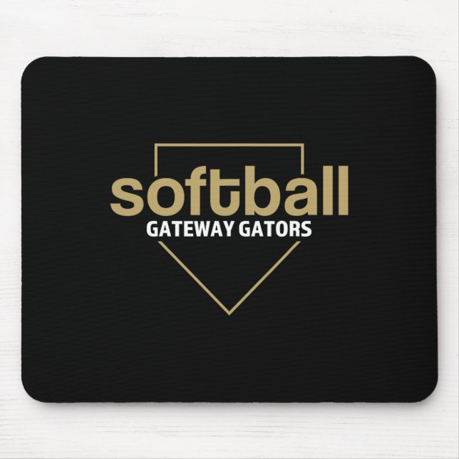 Gateway Gators Softll Home Plate  Mouse Pad (Front)