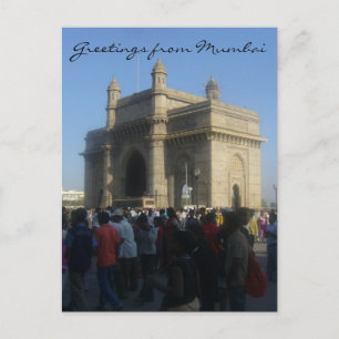 gateway mumbai postcard