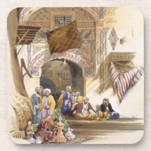 Gateway of a Bazaar, Grand Cairo, pub. 1846 (litho Coaster