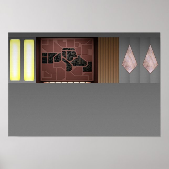 Gateway room diorama poster (Front)