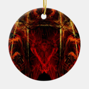 Gateway to Eternal Torture Ceramic Tree Decoration