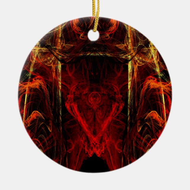 Gateway to Eternal Torture Ceramic Tree Decoration (Front)