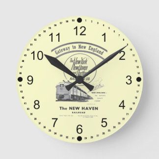 Gateway to New England,New Haven Railroad Round Clock