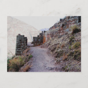 Gateway to Pisac Citadel, Peru Postcard