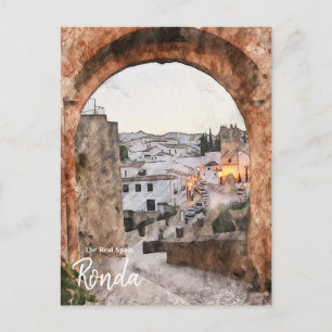 Gateway to Ronda Spain Postcard