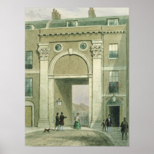 Gateway to the River, Essex Street, 1857 Poster