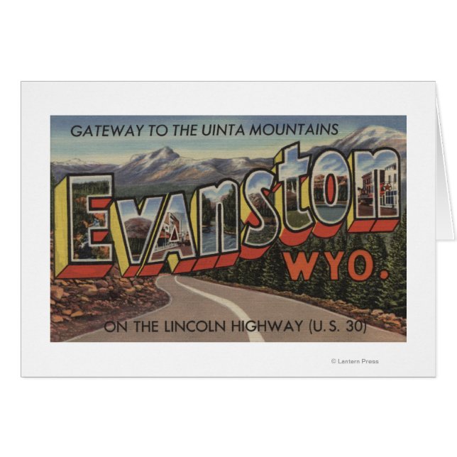 Gateway to the Uinta Mountains - Evanston, WY (Front Horizontal)