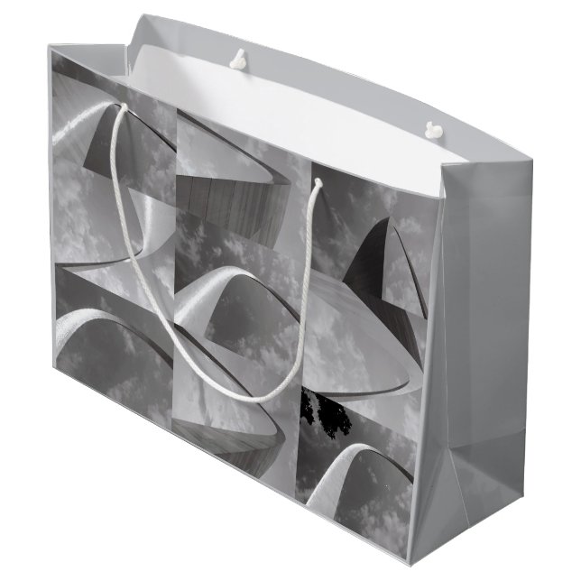 Gateway to the West St Louis Arch Gift Bag (Back Angled)