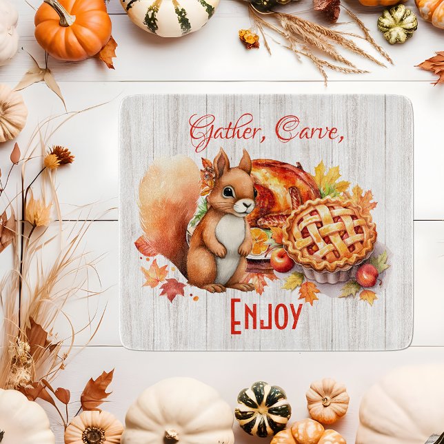 Gather, Carve, Enjoy – Thanksgiving Cutting Board (Creator Uploaded)