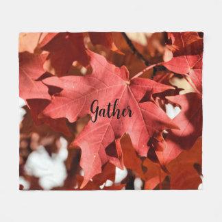 Gather Fall Fleece Blanket
