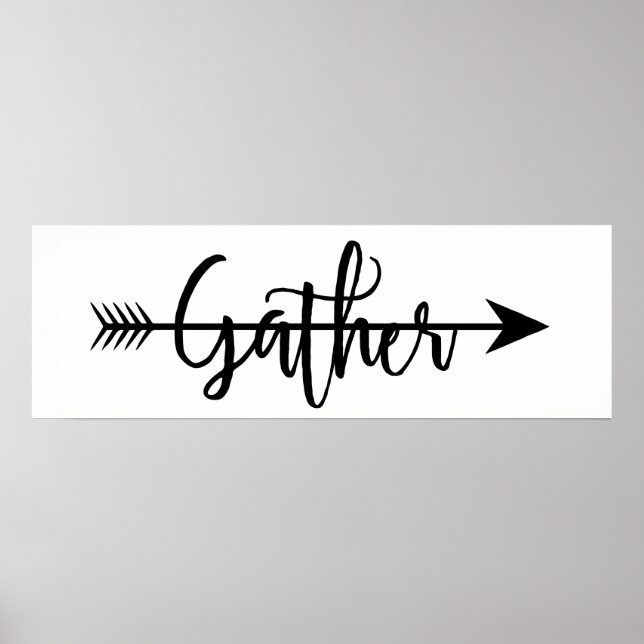 Gather Home Decor Art Print (Front)