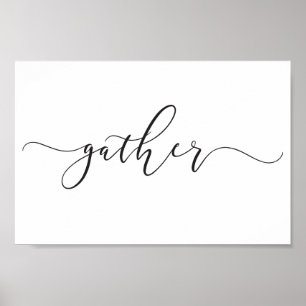 Gather poster, gather sign