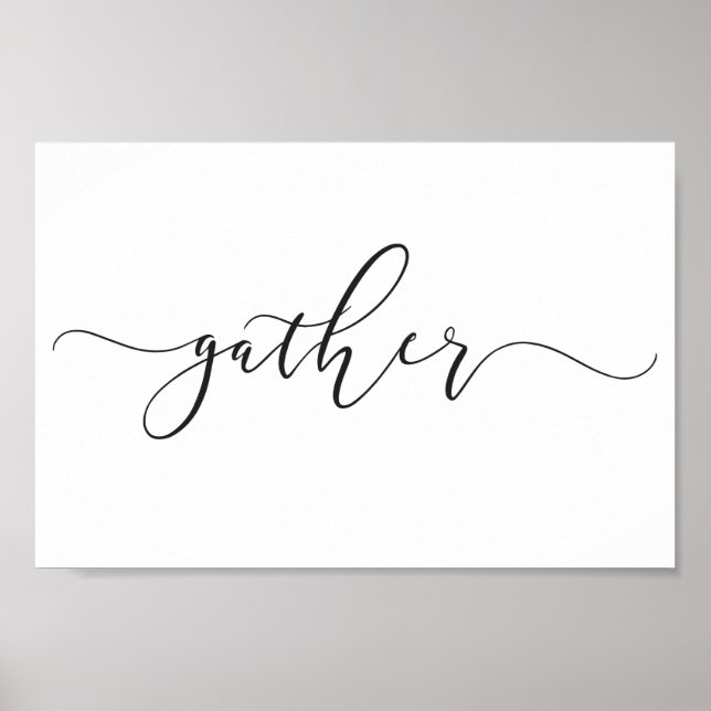 Gather poster, gather sign (Front)
