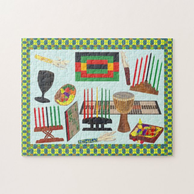 Gather ‘Round Kwanzaa Creations Symbols Puzzle (Horizontal)