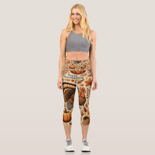 Gather 'Round the Table Capri Leggings