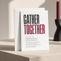 Gather Together Thanksgiving Dinner