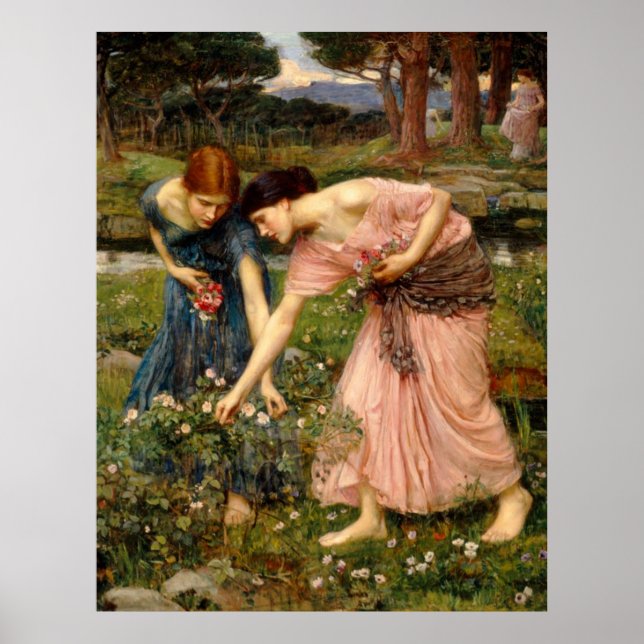 Gather Ye Rosebuds While Ye May - 1909 Poster (Front)