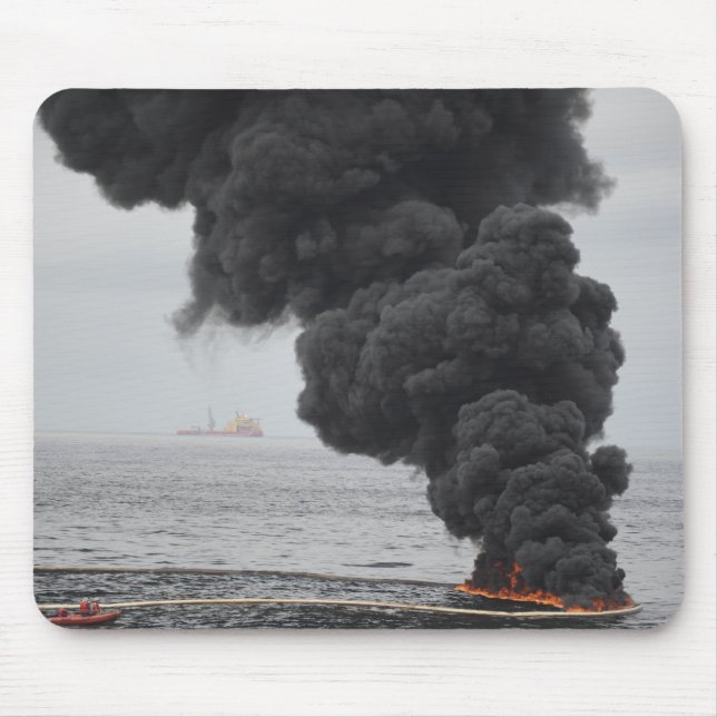 Gathered concentrated oil burns mouse pad (Front)