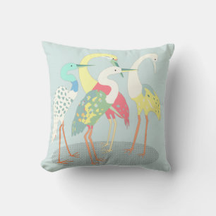 Gathered Cranes Cushion