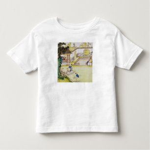Gathering bamboo to make paper toddler T-Shirt