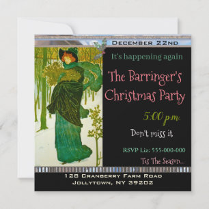 Gathering Christmas and Friends Party Invitation