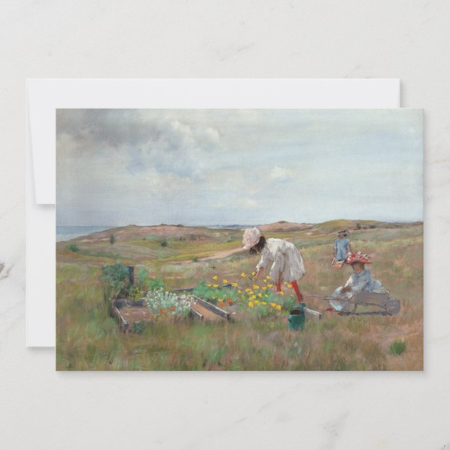 Gathering Flowers | William Merritt Chase (Front)