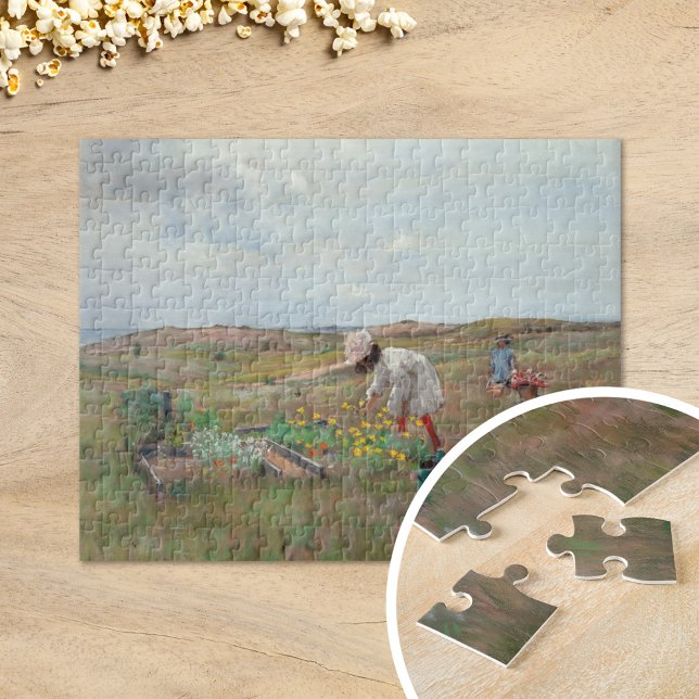 Gathering Flowers | William Merritt Chase Jigsaw Puzzle (Creator Uploaded)