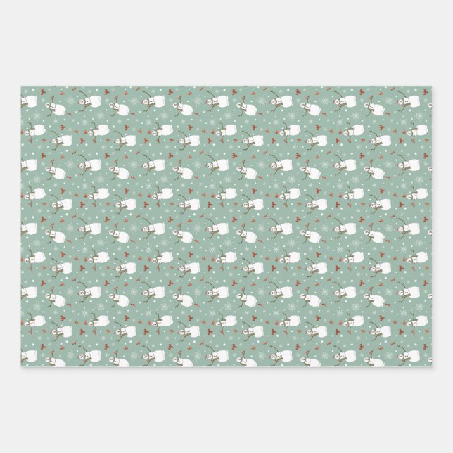 Gathering Friends Wrapping Paper Set of 3 Sheets (Front 3)